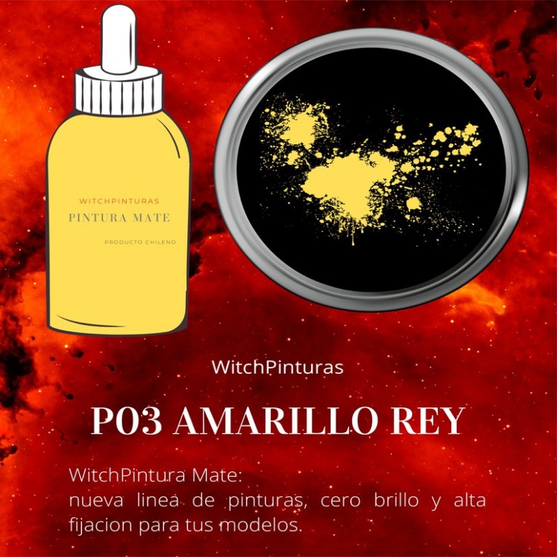 N03 - AMARILLO REY 20ML - MATE