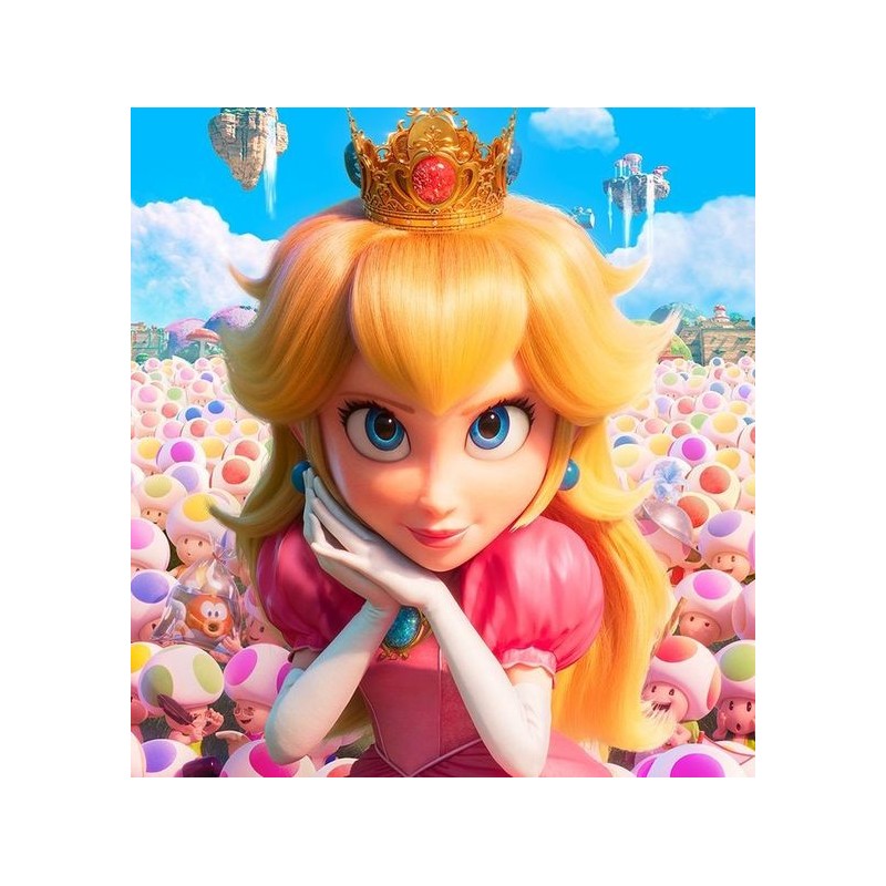 Figura de colección estilo Funko pop Peach (Mario bross)