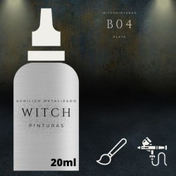 B04 - PLATA 20ML - METALIZADO ESCARCHADOS